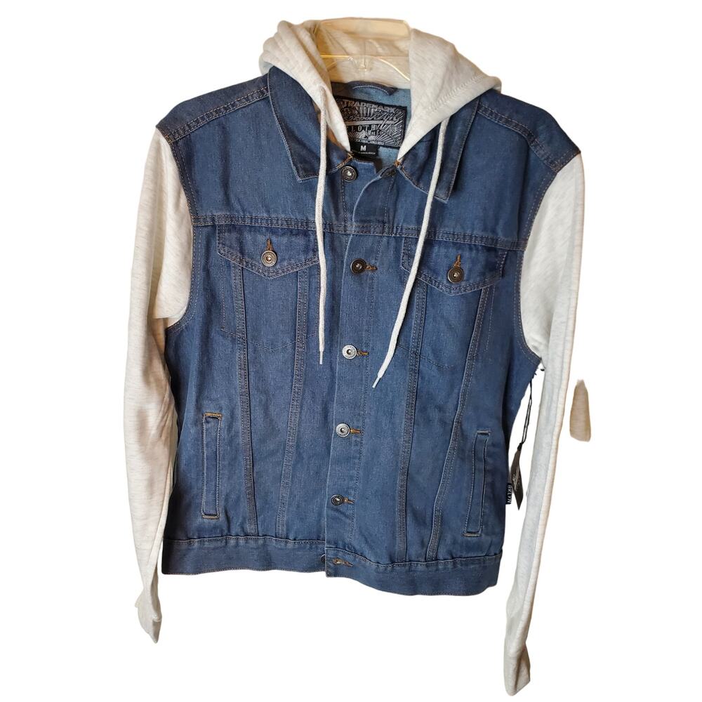 Brooklyn Cloth Denim Hoodie Jacket, NWT, Medium